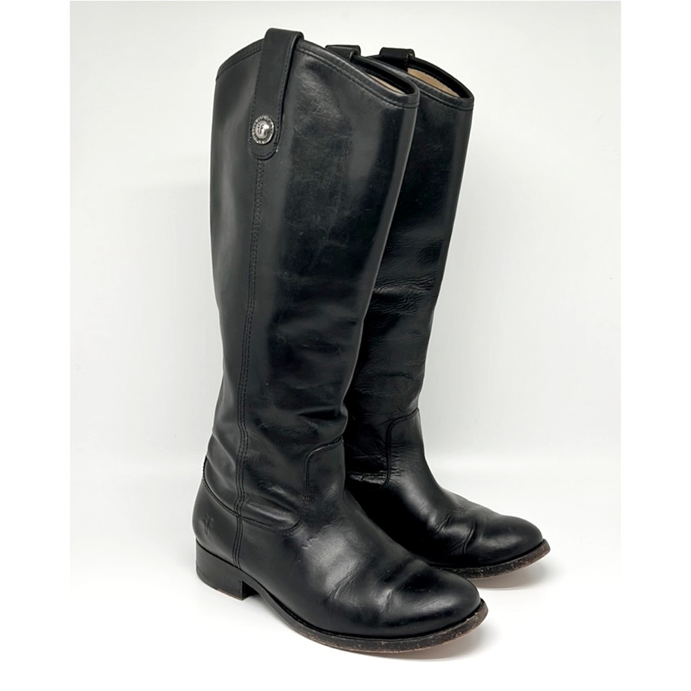 FRYE | Melissa Black Tall Riding Boot Size 5.5